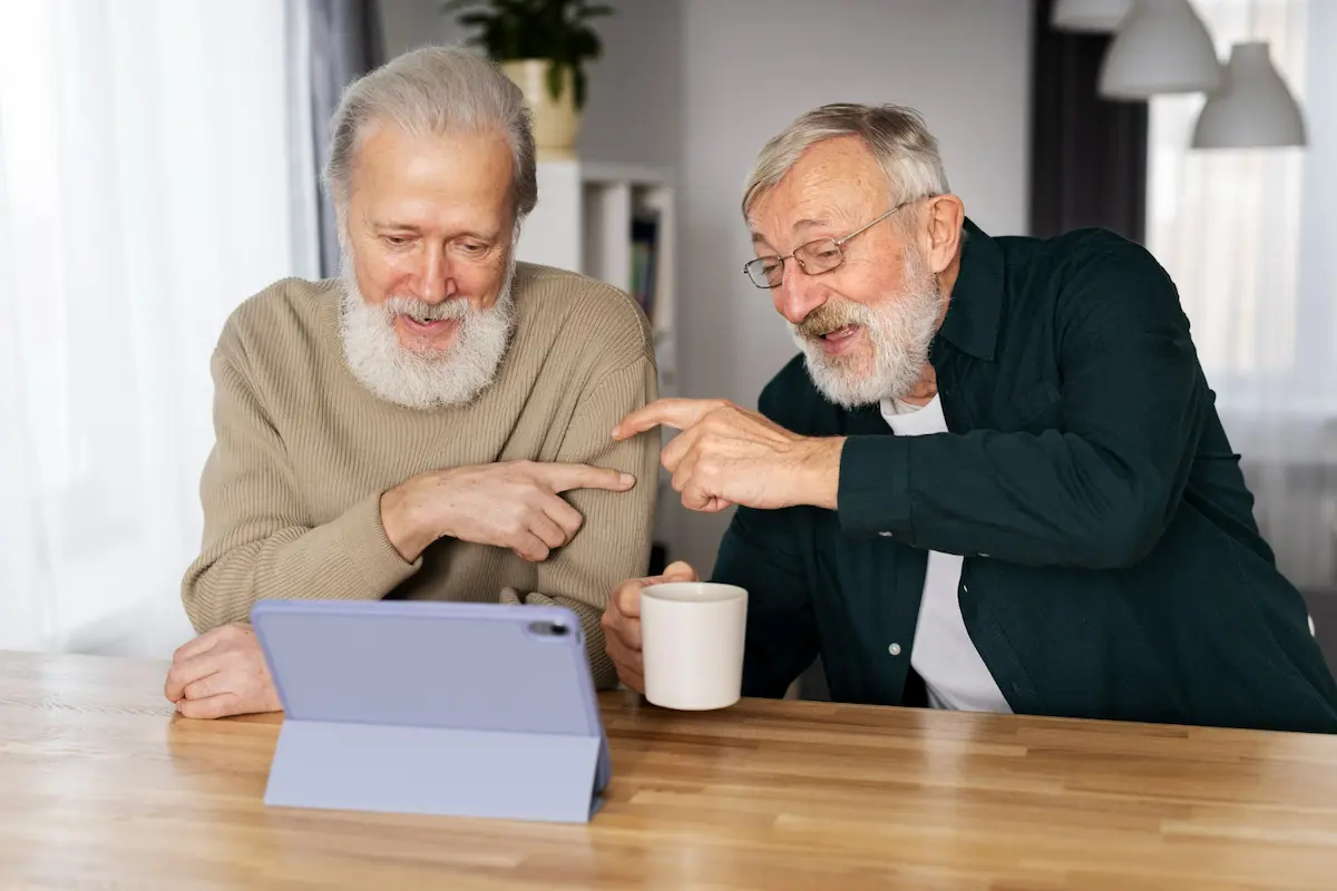 dos ancianos estudian la devolución mutualistas Hacienda