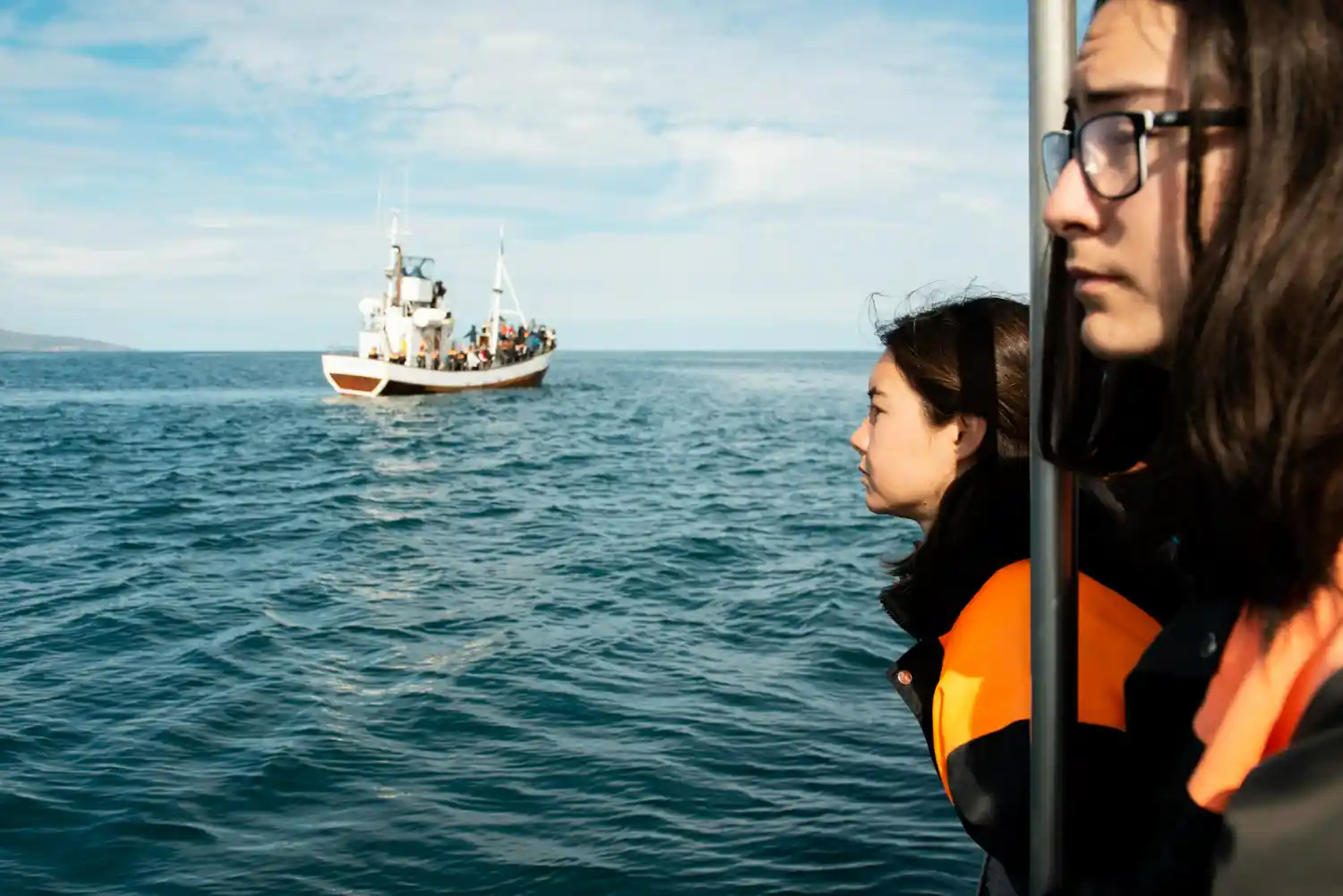 dos voluntarios en aid flotilla
