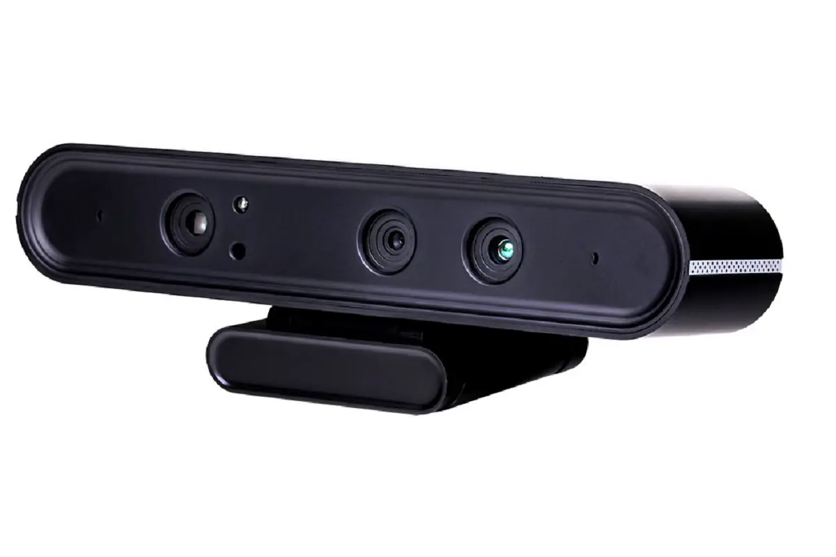 una camara orbbec astra negra sin cables