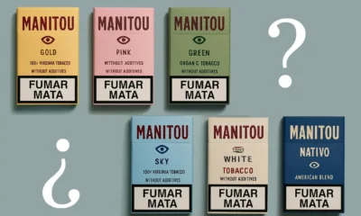 Manitou tabaco diferencias colores