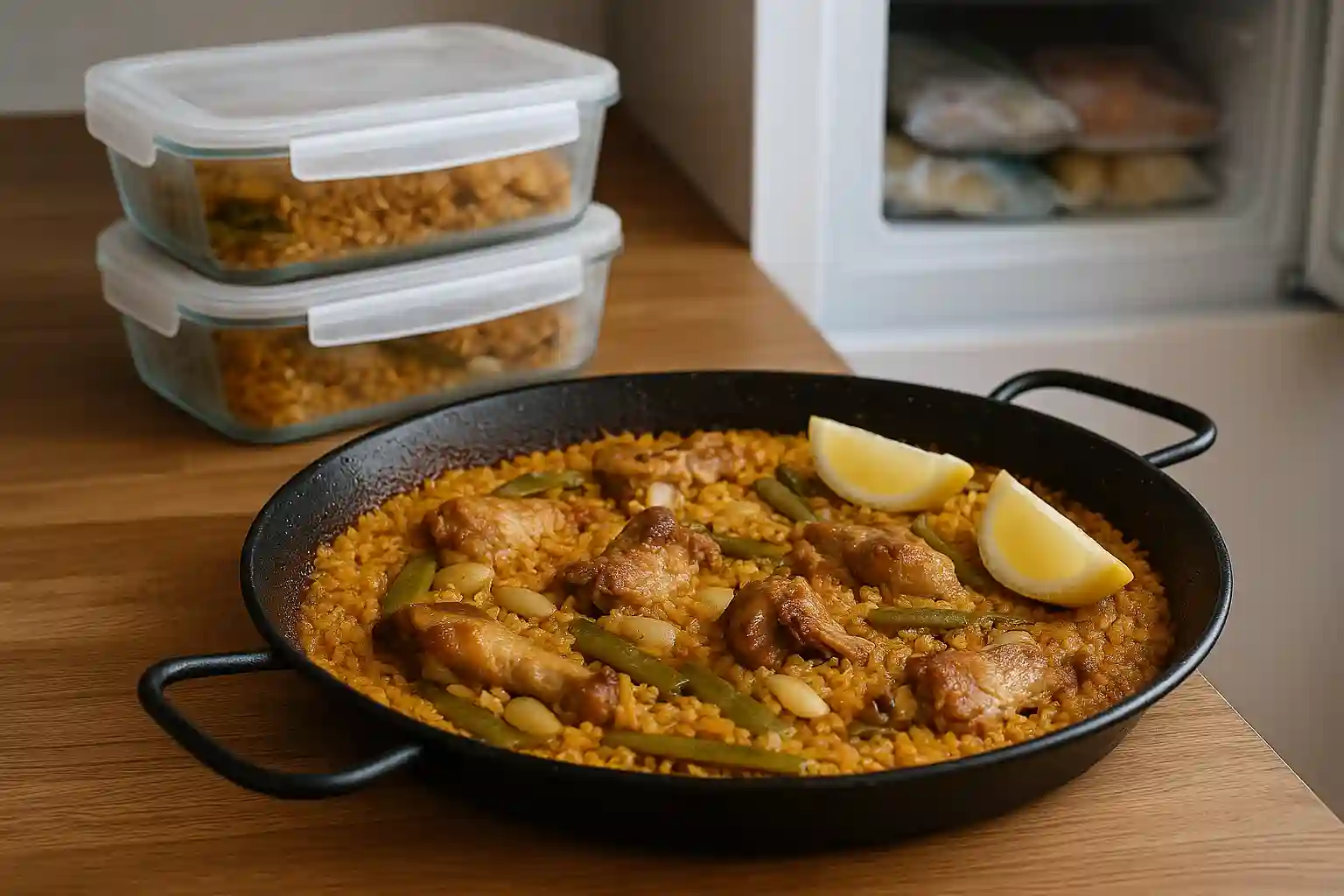 Se puede congelar la paella