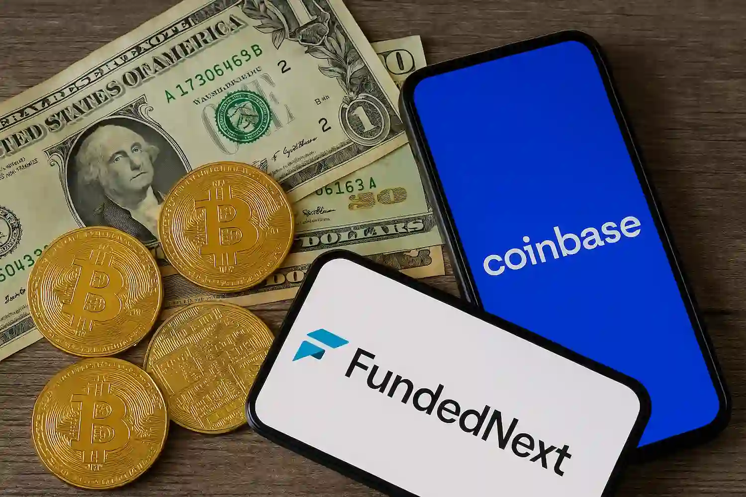 como retirar en fundednext usdc en coinbase