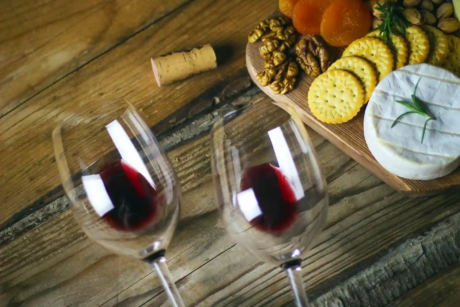 ejemplo de maridaje con vino tinto