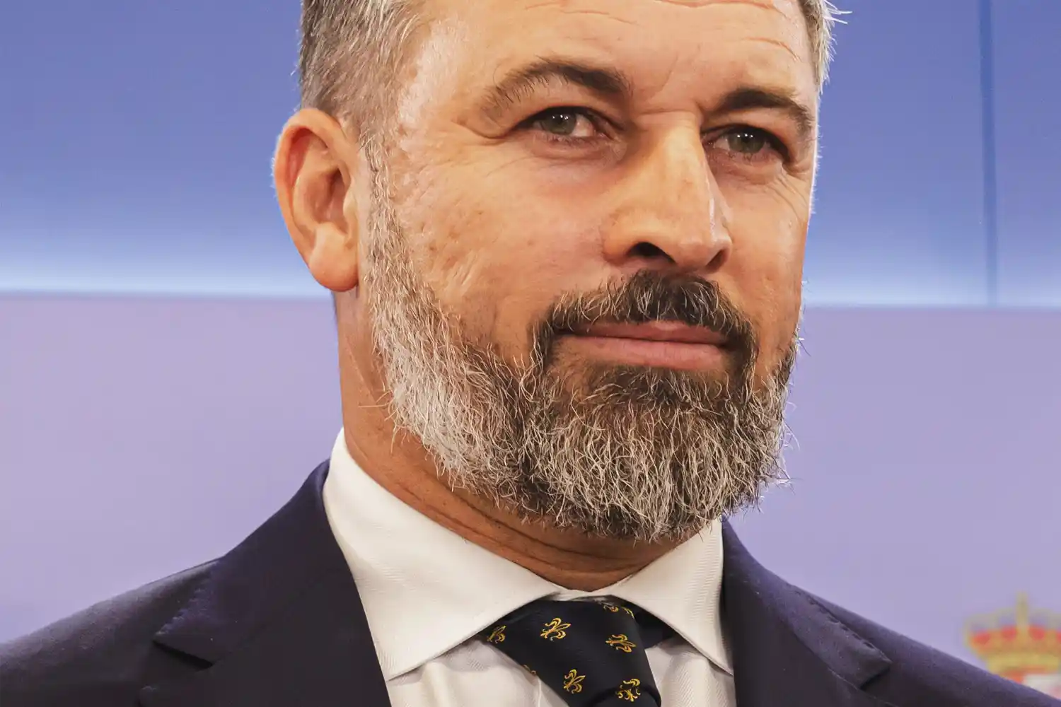 el rostro de santiagfo abascal de vox