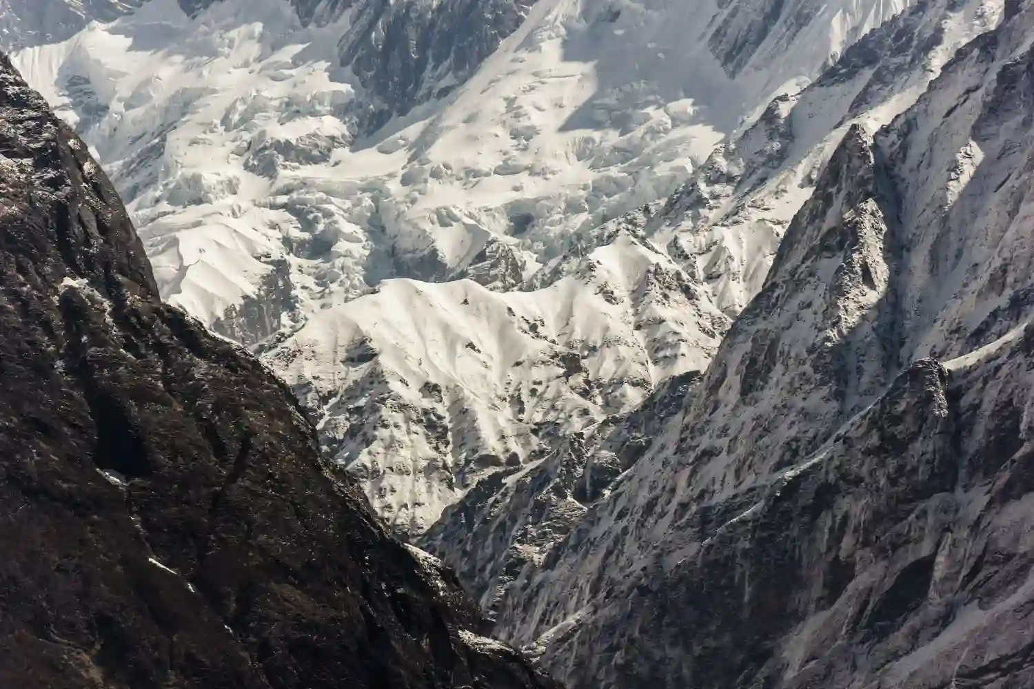 foto arriba desde el campo base Everest