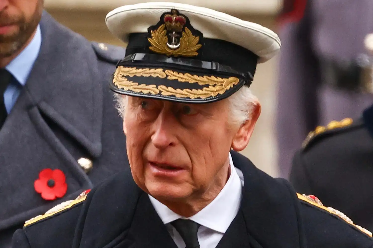 Carlos III en uniforme en 2024