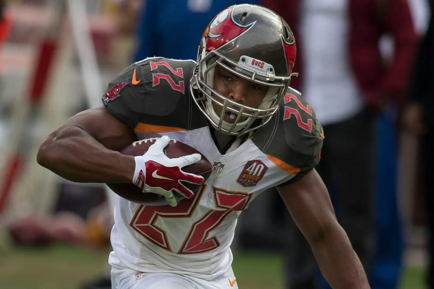Doug Martin en una jugada de 2015