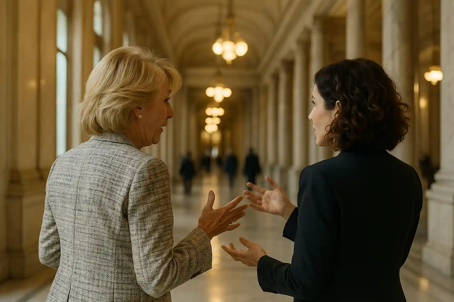 Esperanza Aguirre con Isabel Ayuso