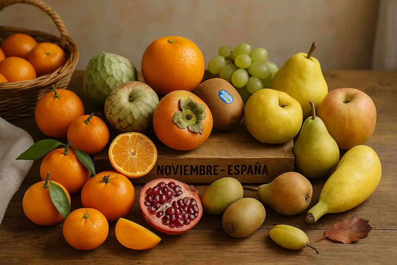 Fruta temporada noviembre