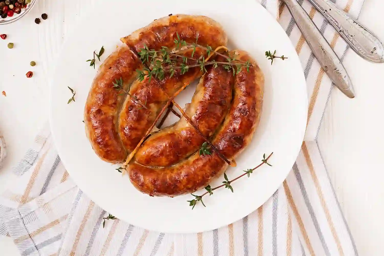 Salchichas al vino Thermomix​