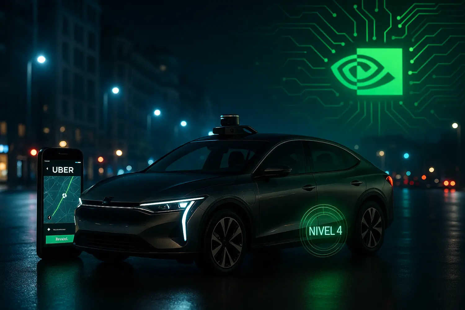 Uber y Nvidia liderar los robotaxis