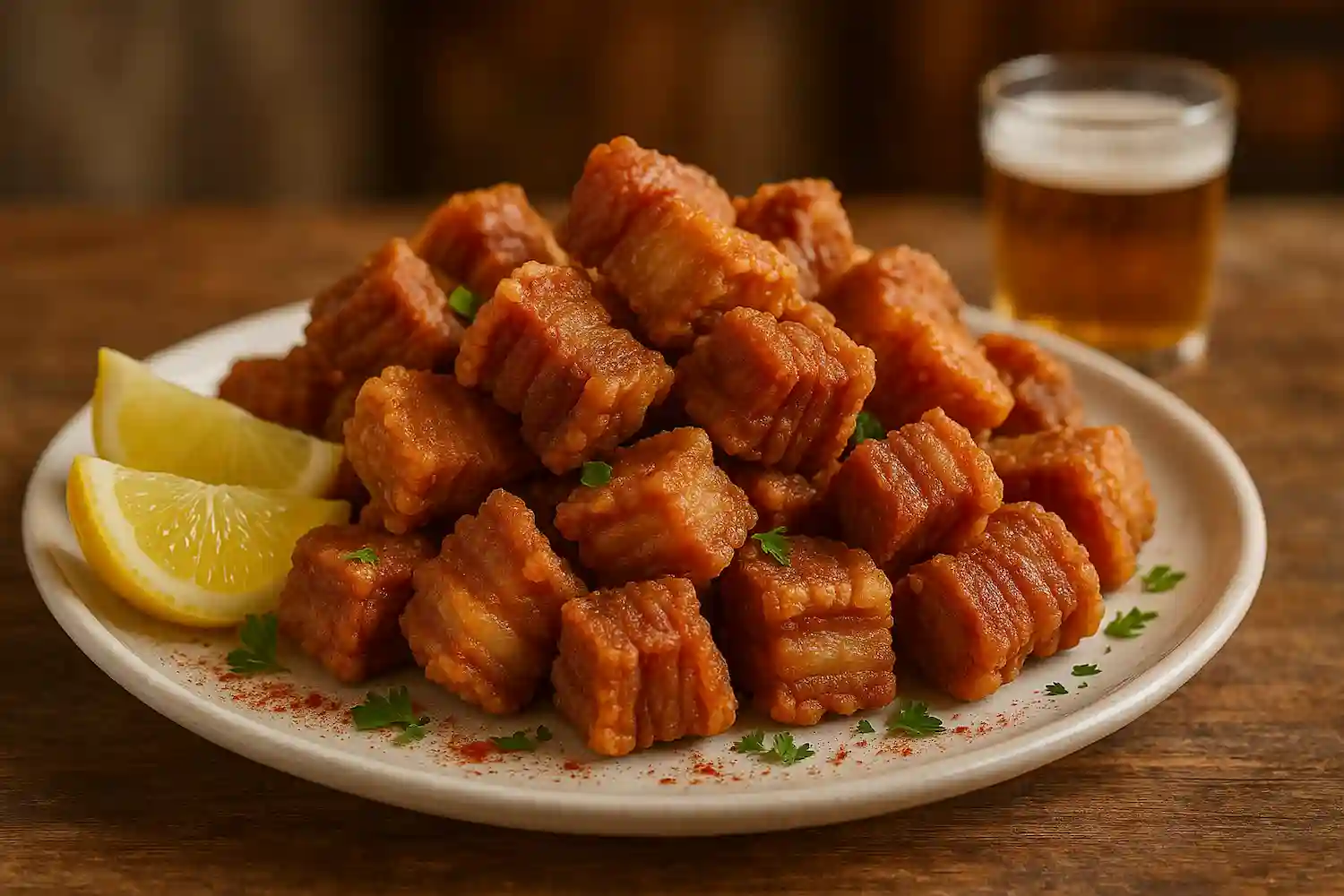 como hacer torreznos con panceta fresca​