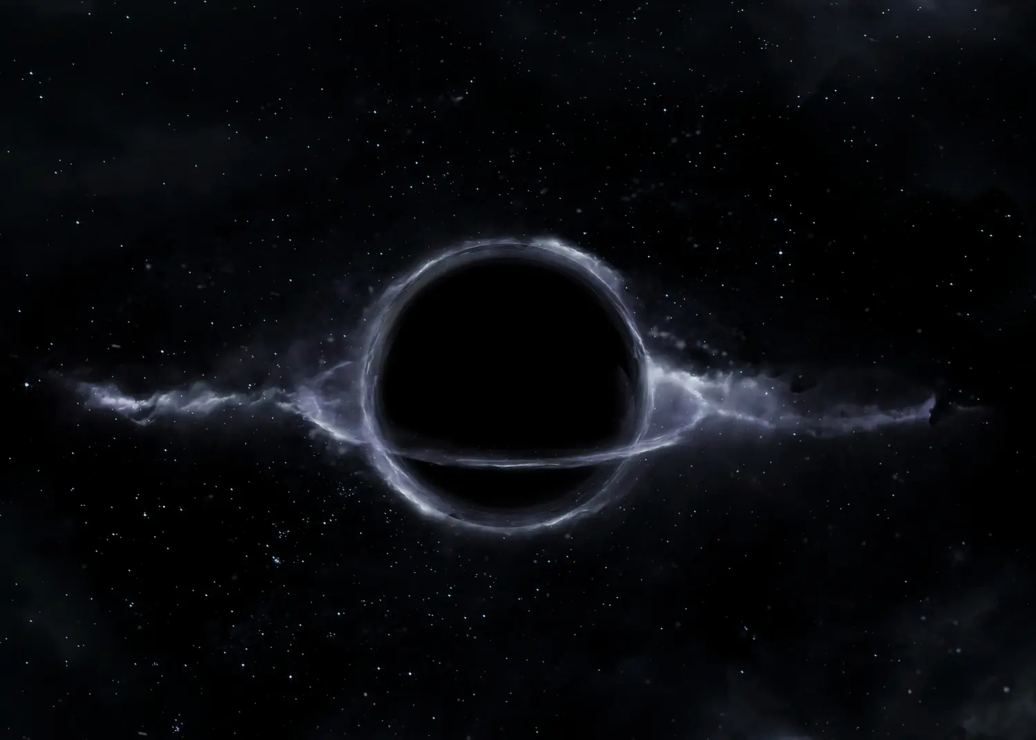dos agujeros negros en la misma imagen