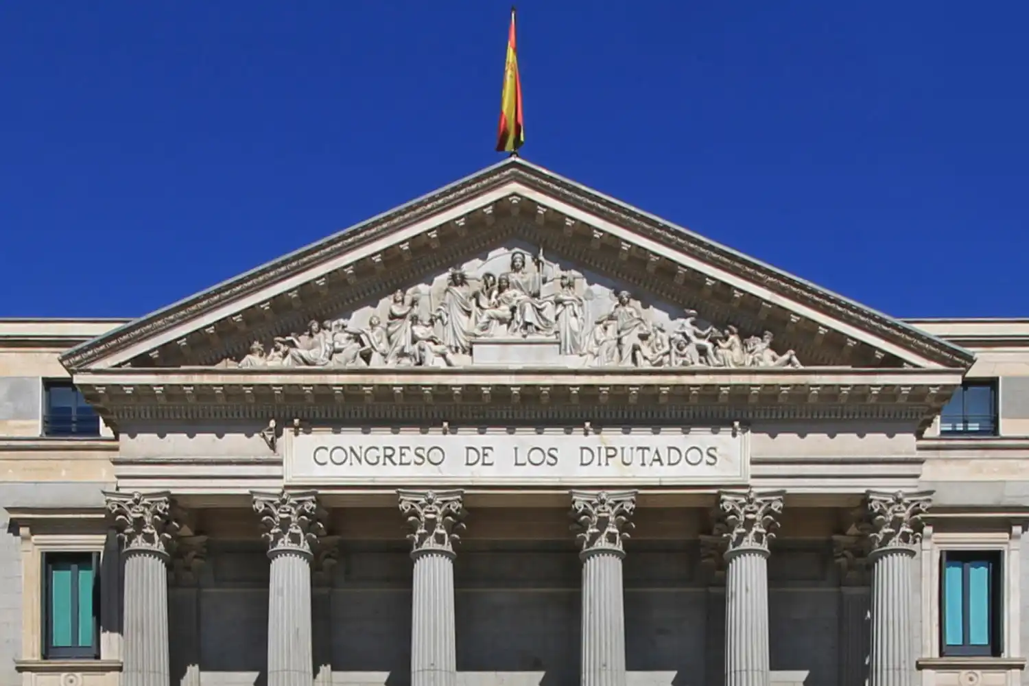 particular del techo del palacio del Congreso
