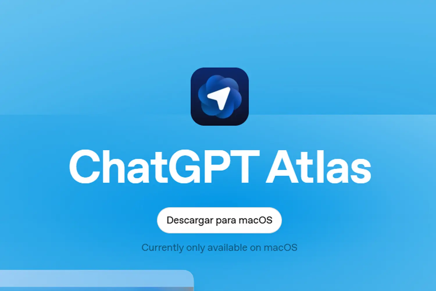 portada web de ChatGPT Atlas