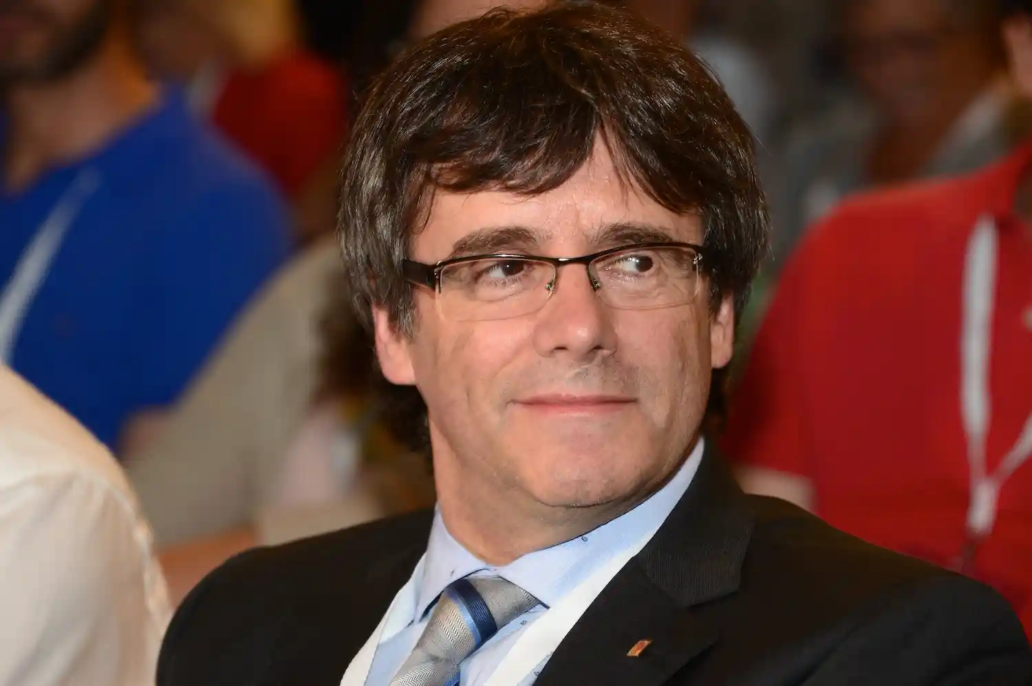 puigdemont de junts en un mitin
