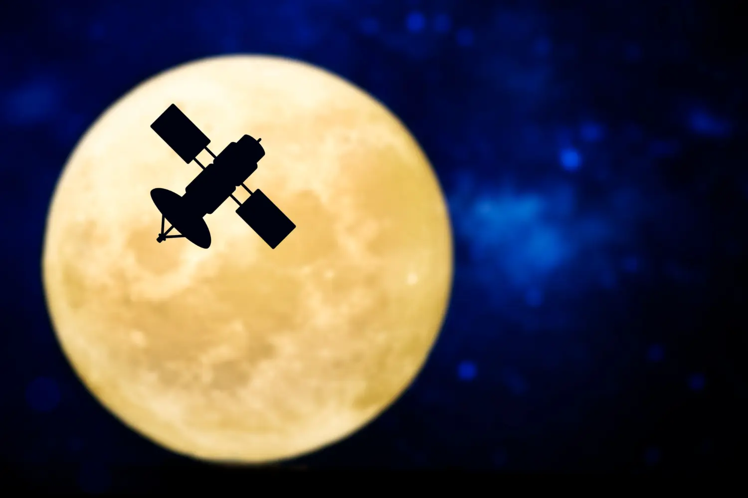 un satélite de SpaceX en el espacio