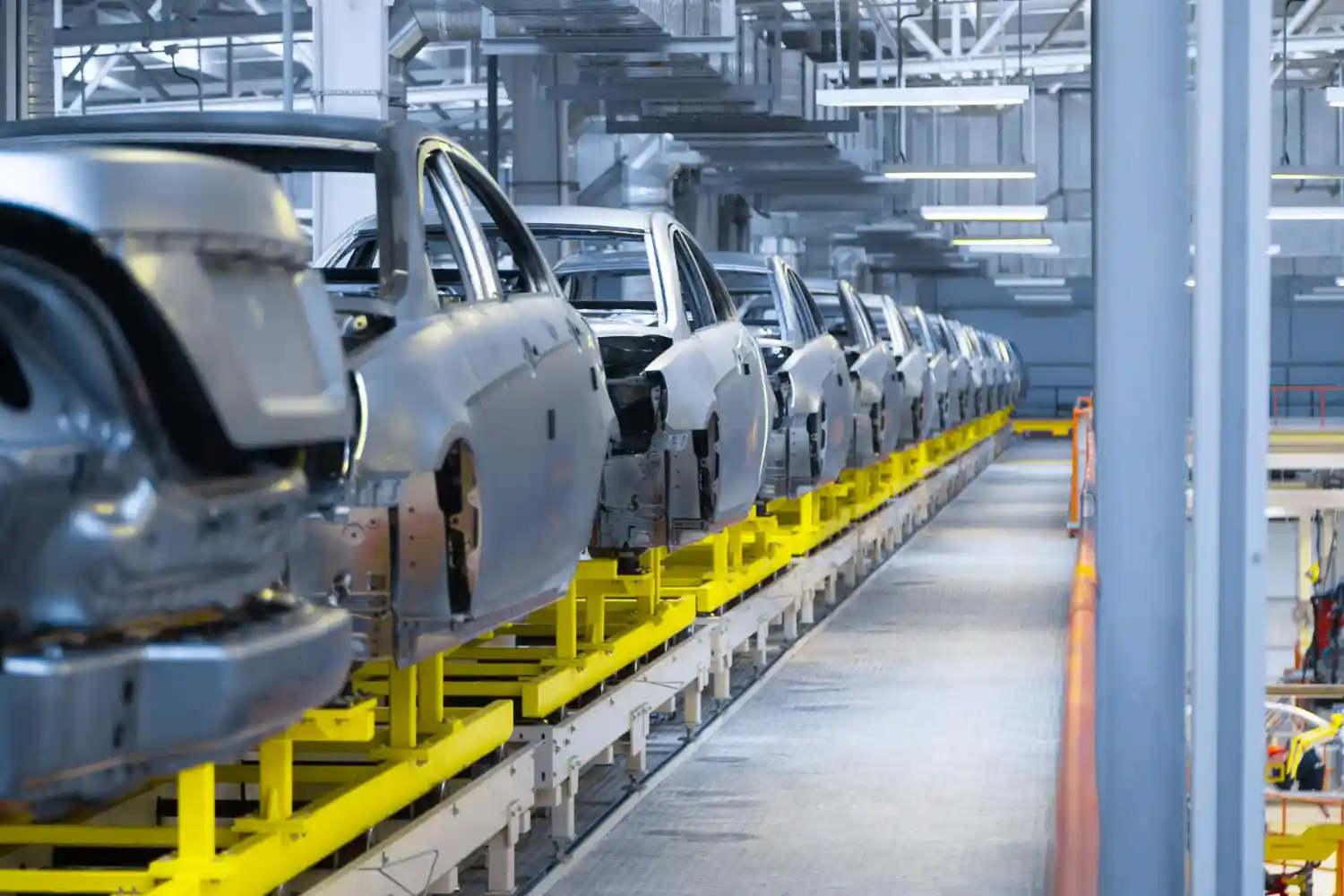 una fábrica de coches en España