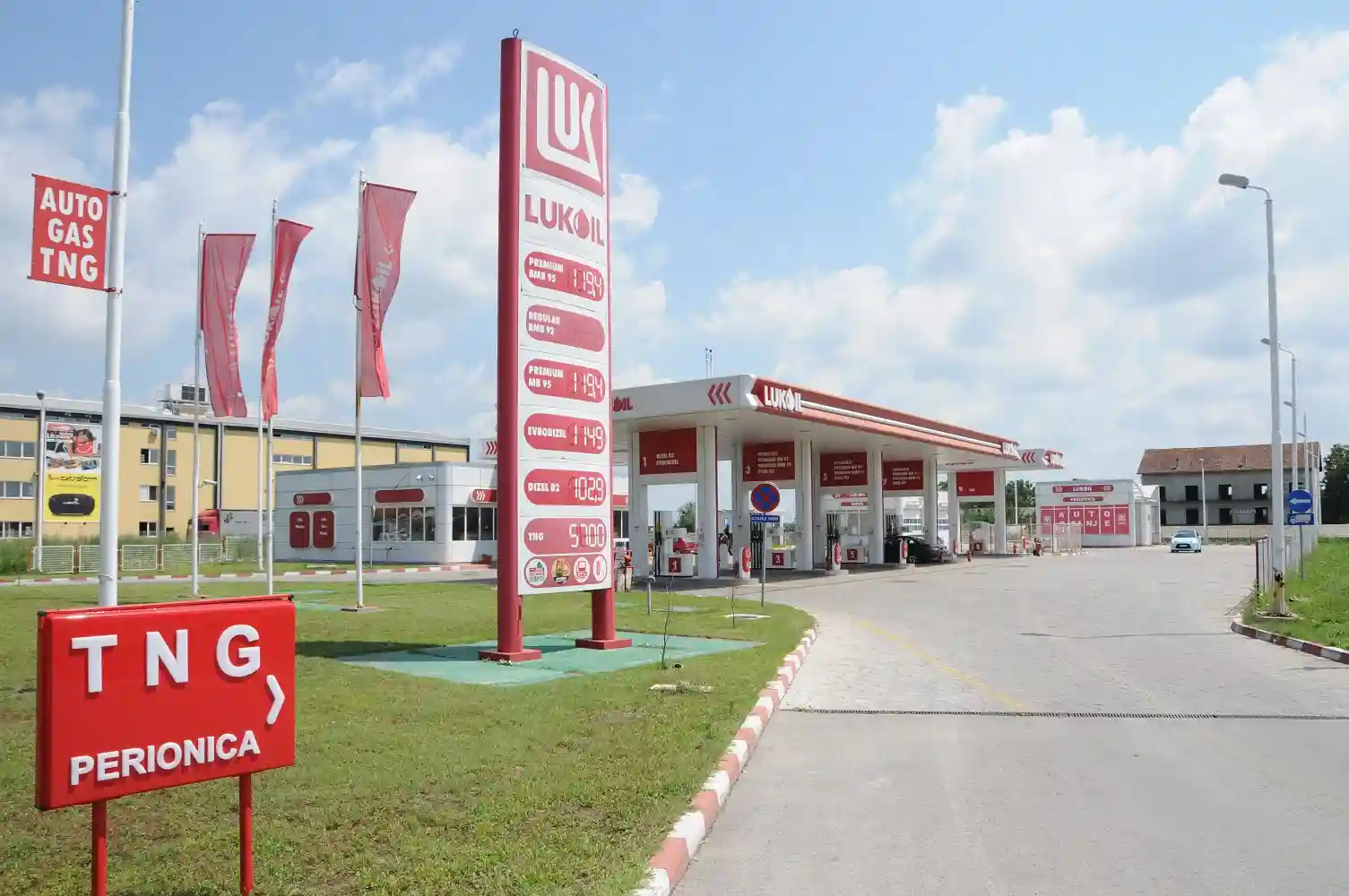 una gasolinera de Lukoil
