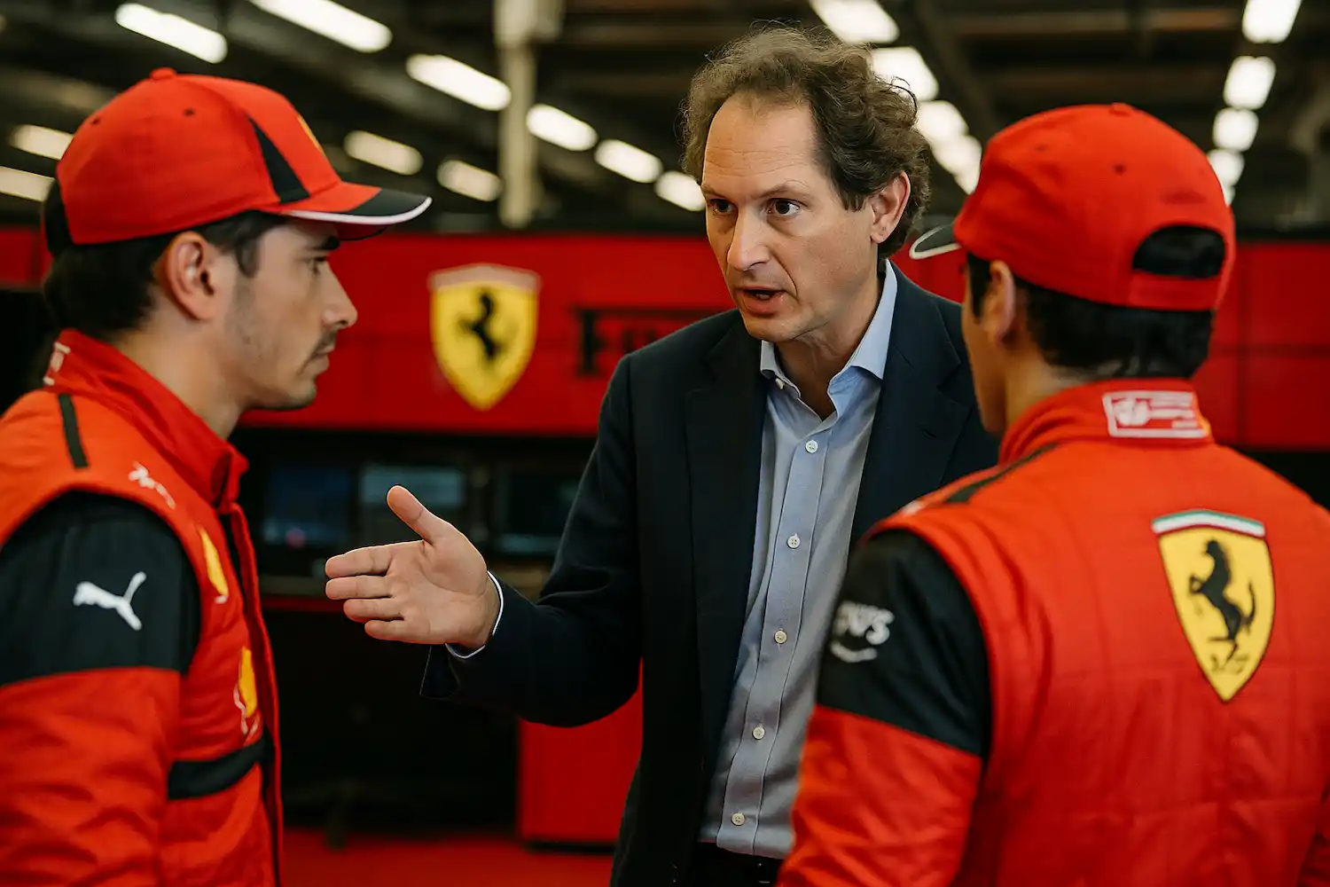 Elkann mandó callar a Hamilton y Leclerc