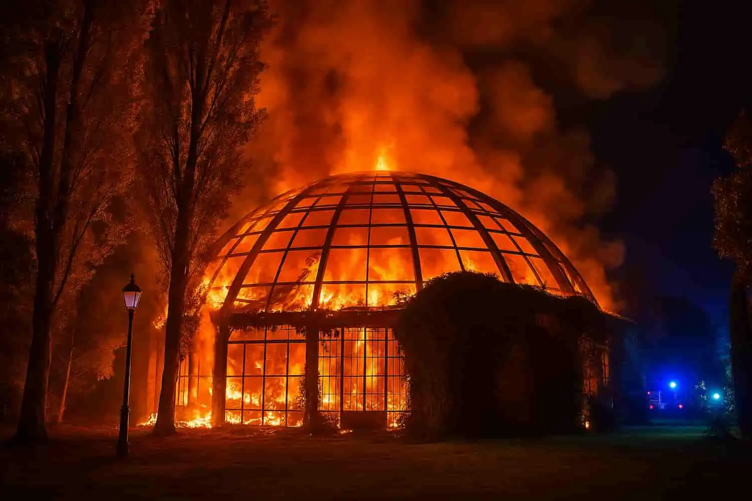 Incendio en el restaurante Mas Marroch