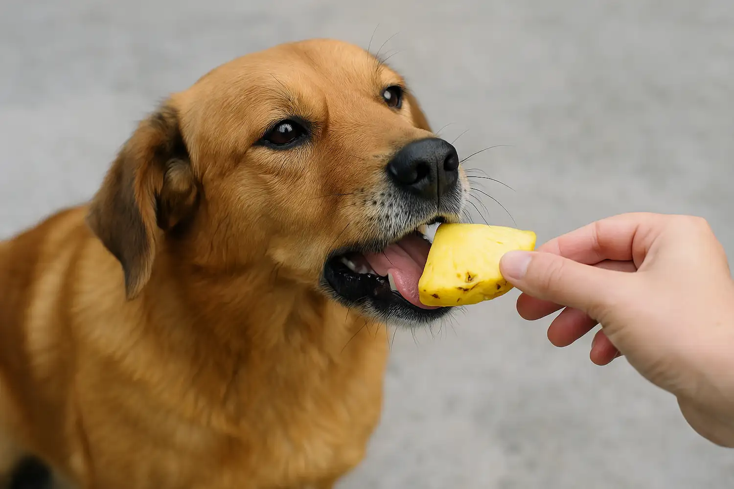 Los perros pueden comer piña
