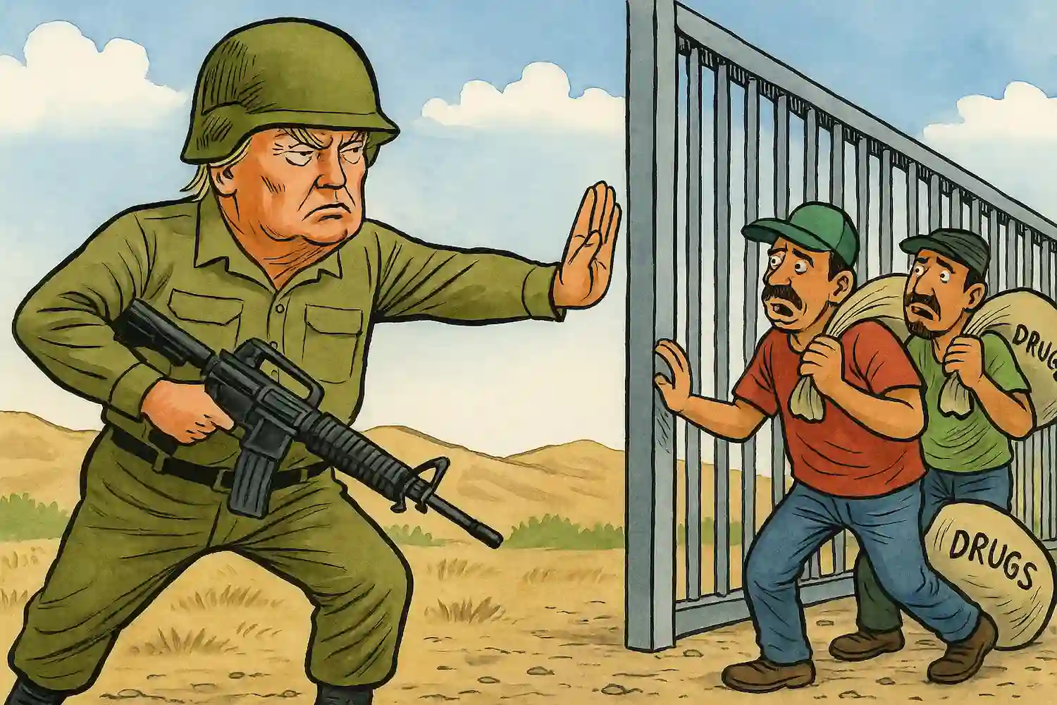 Trump promete golpes por tierra en Venezuela