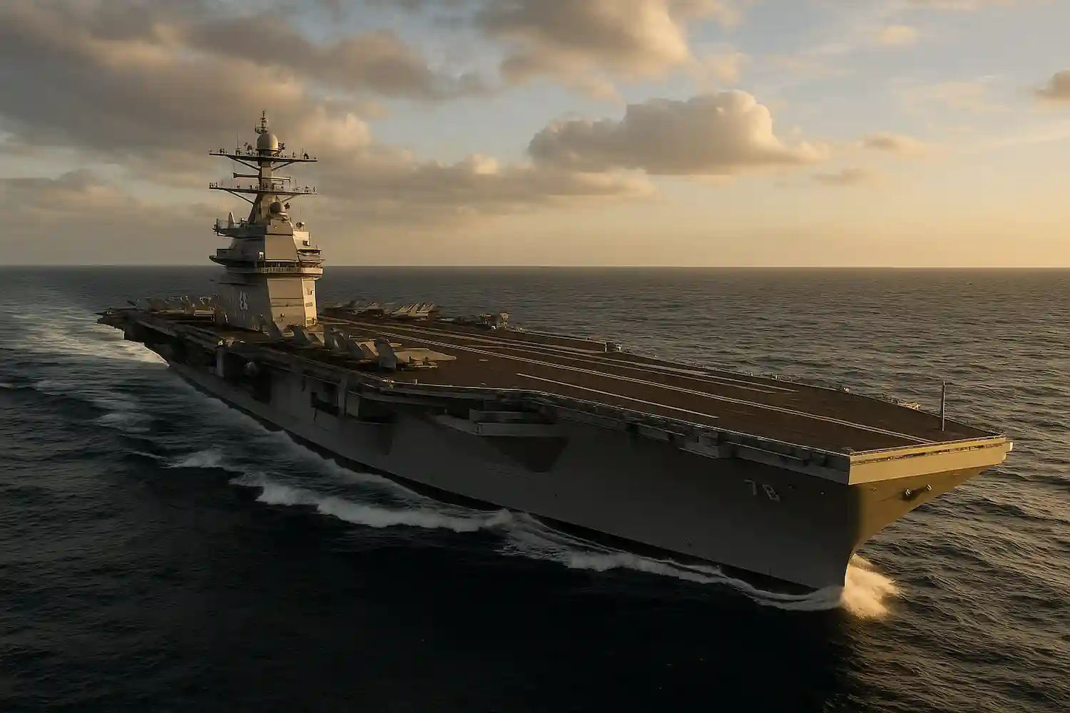 USS Gerald R. Ford llega al Caribe
