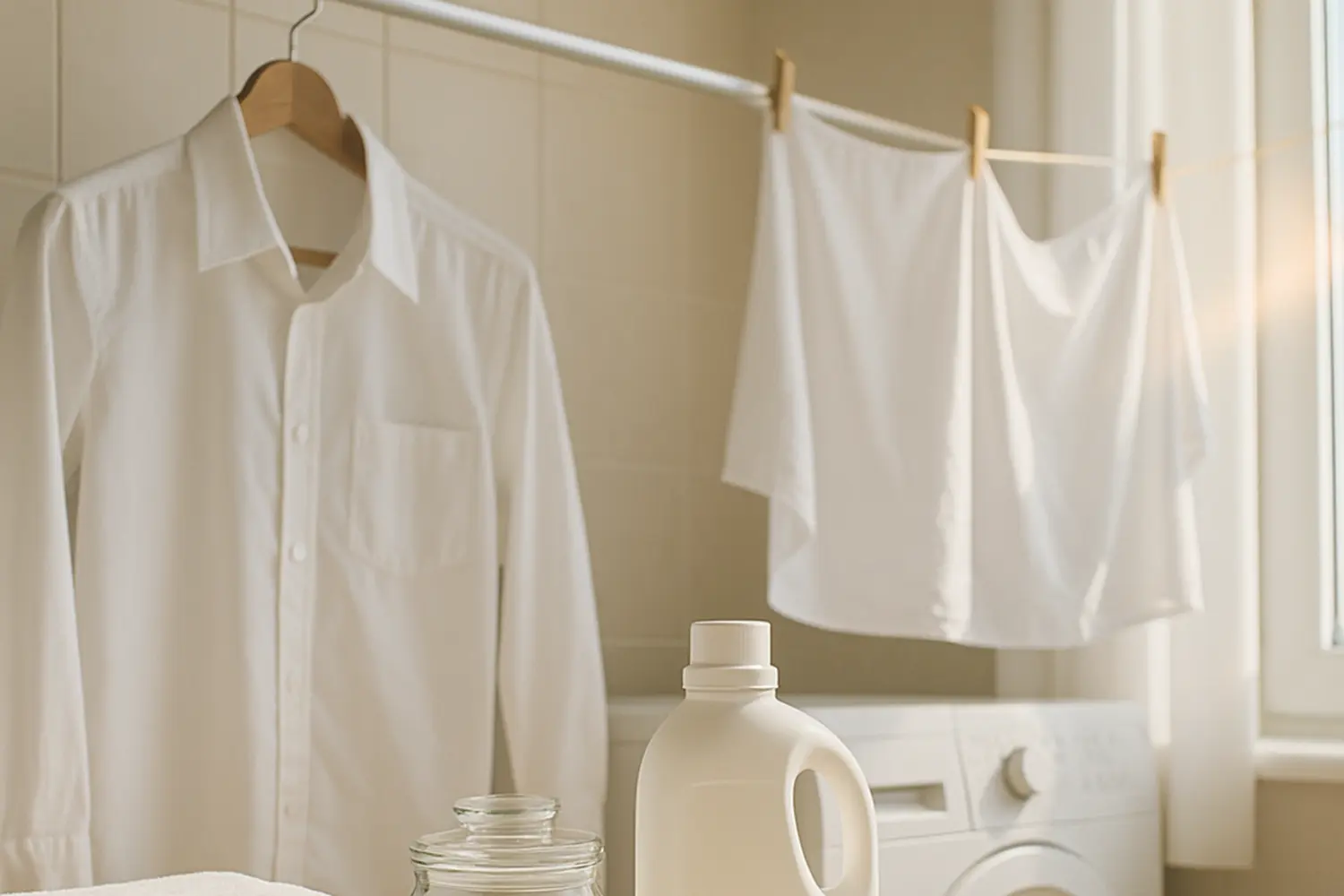 como blanquear ropa blanca