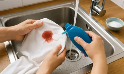 como quitar manchas de sangre