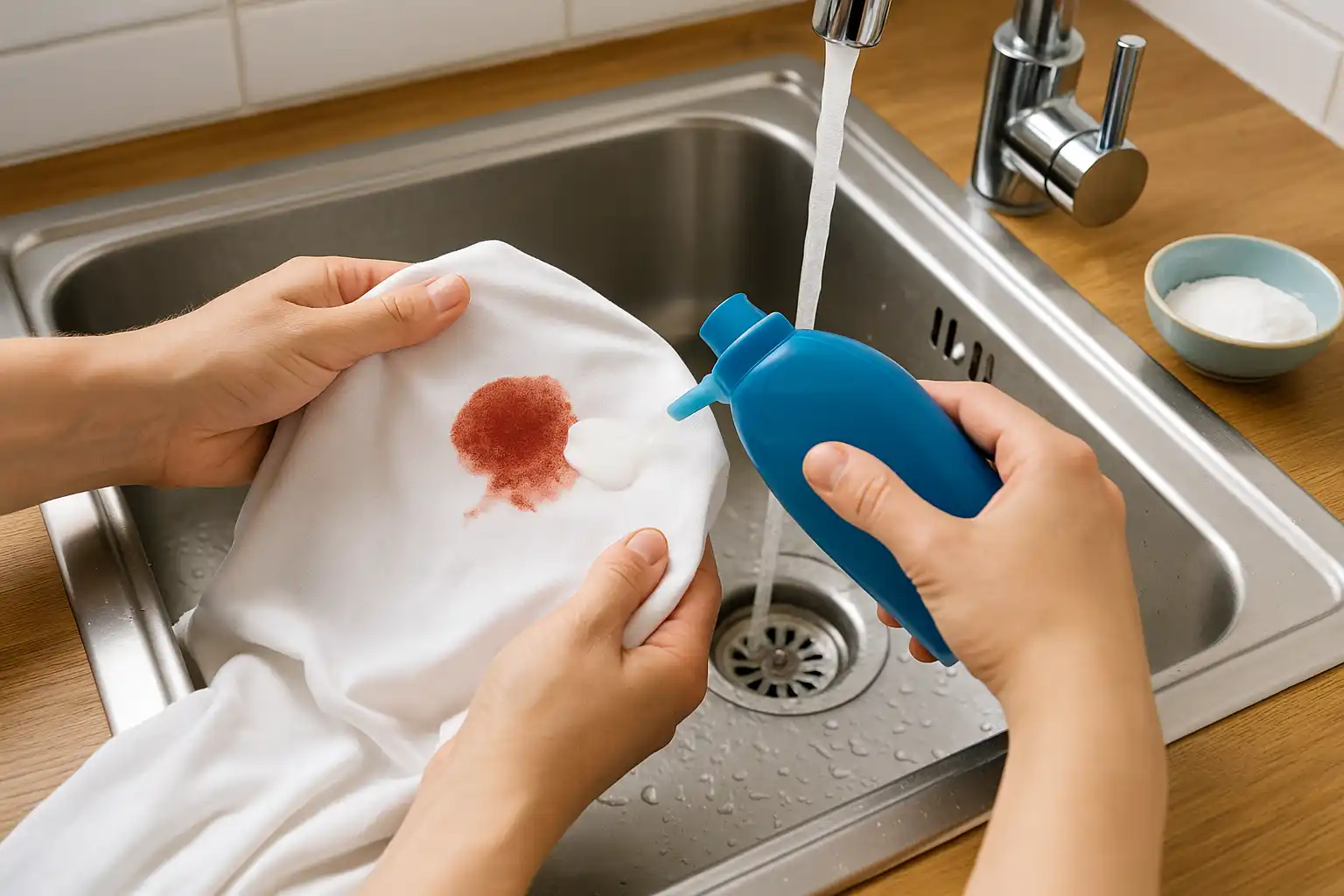como quitar manchas de sangre