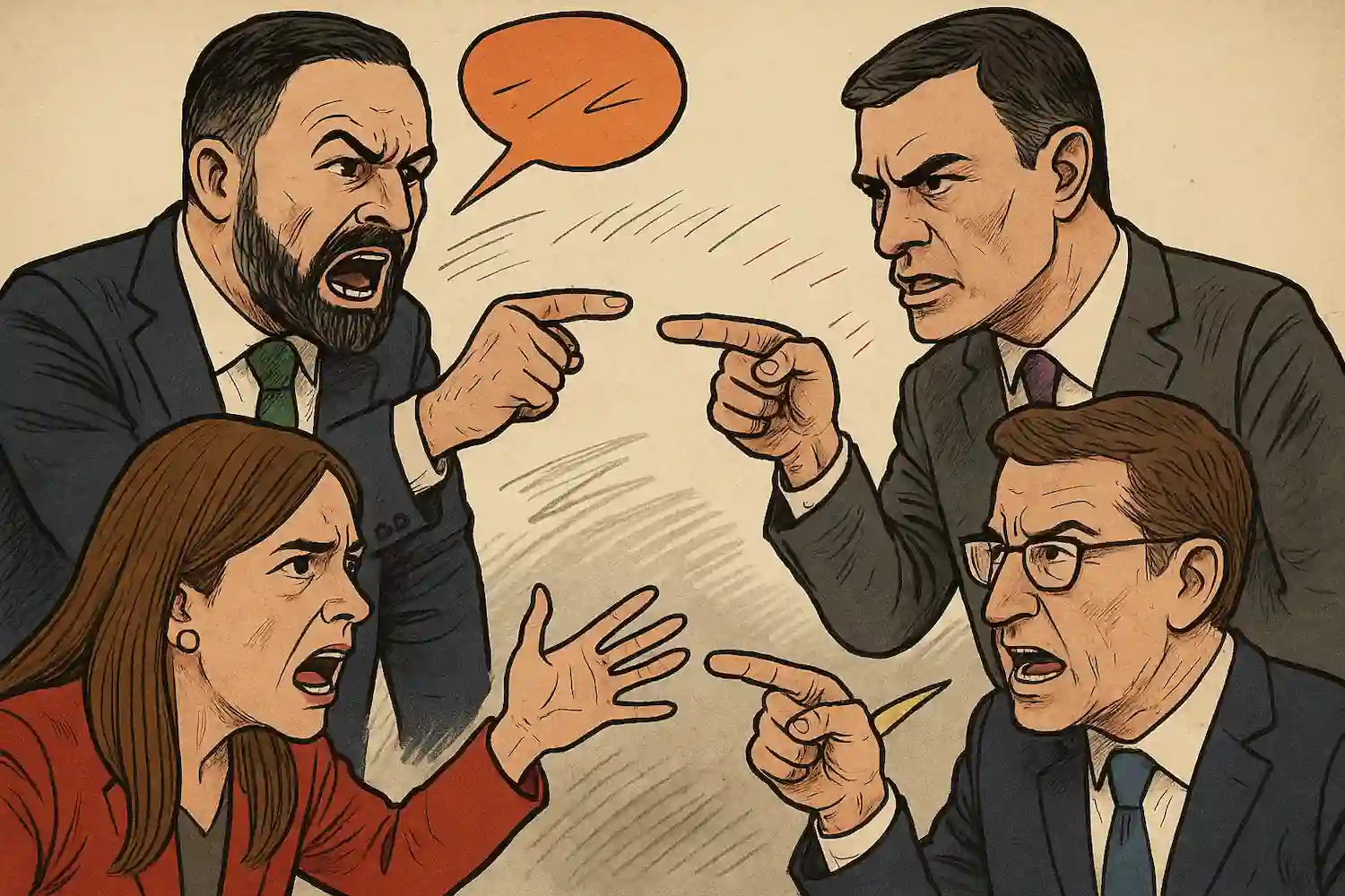 Día de la Constitución bronca política