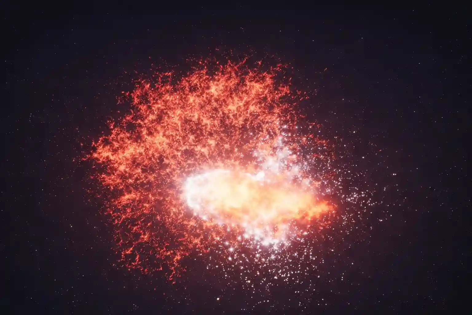 Hubble capta choque entre planetas