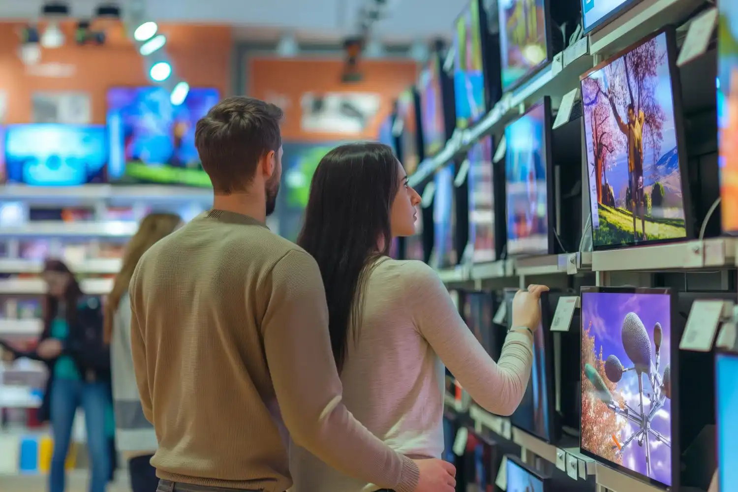 Qué laptop y televisor comprar