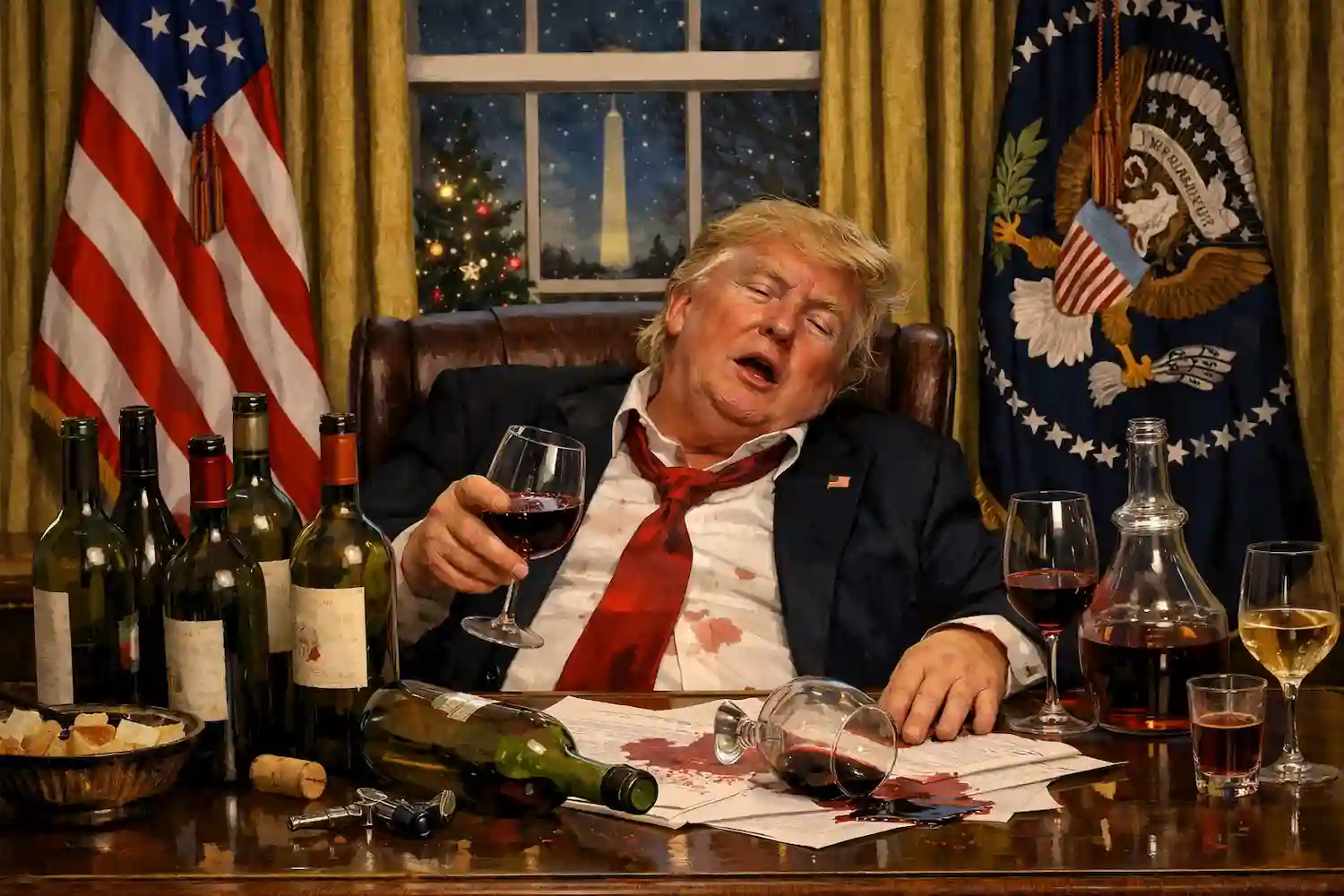 Todas las exageraciones de Trump en su discurso a la nación