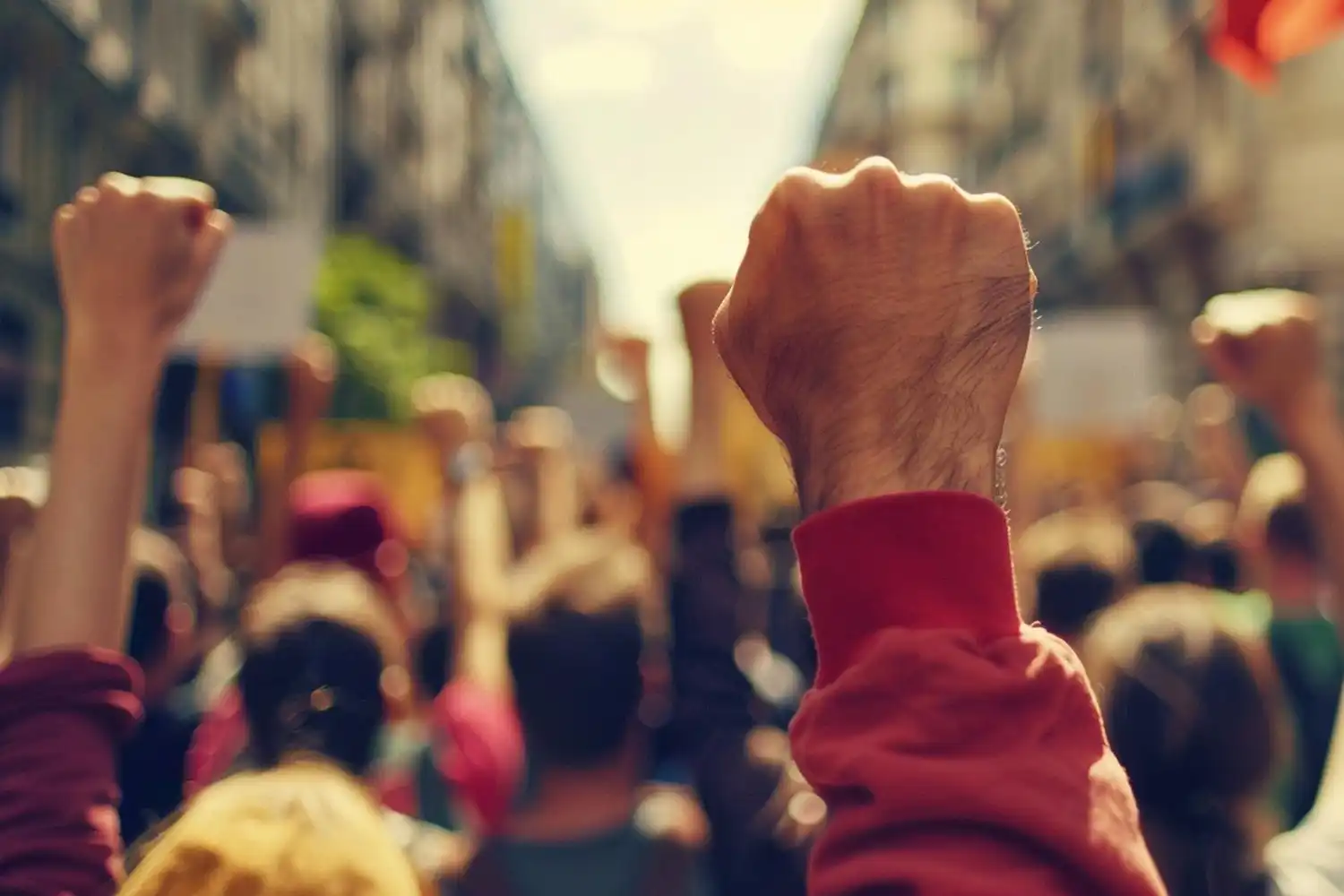 trabajadores contra la reforma de Milei