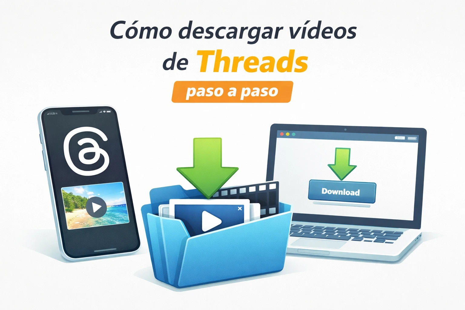 Cómo descargar vídeos de Threads paso a paso