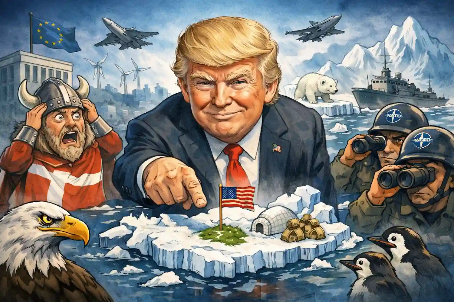 Trump quiere Groenlandia ya