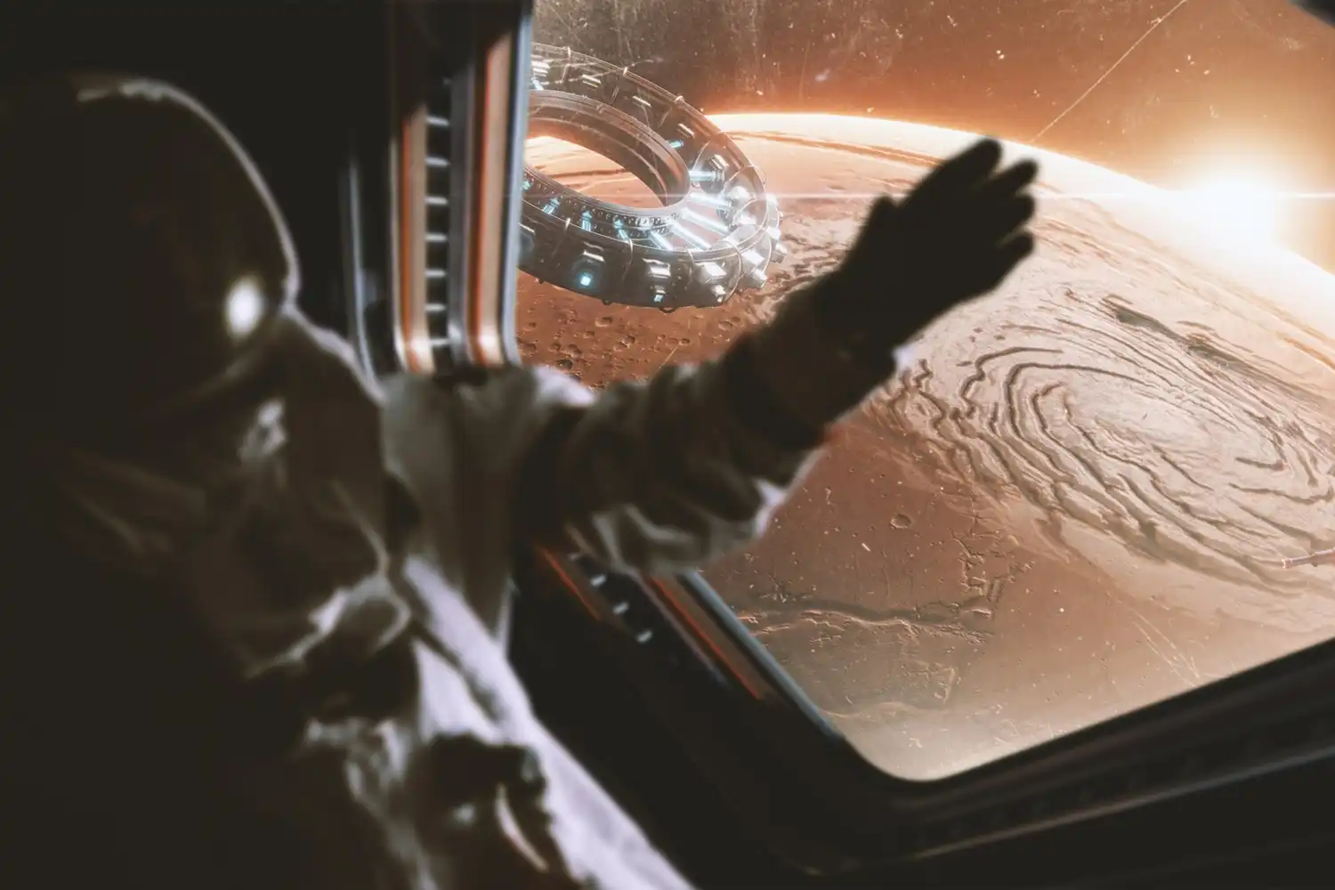 astronauta enfermo en la EE