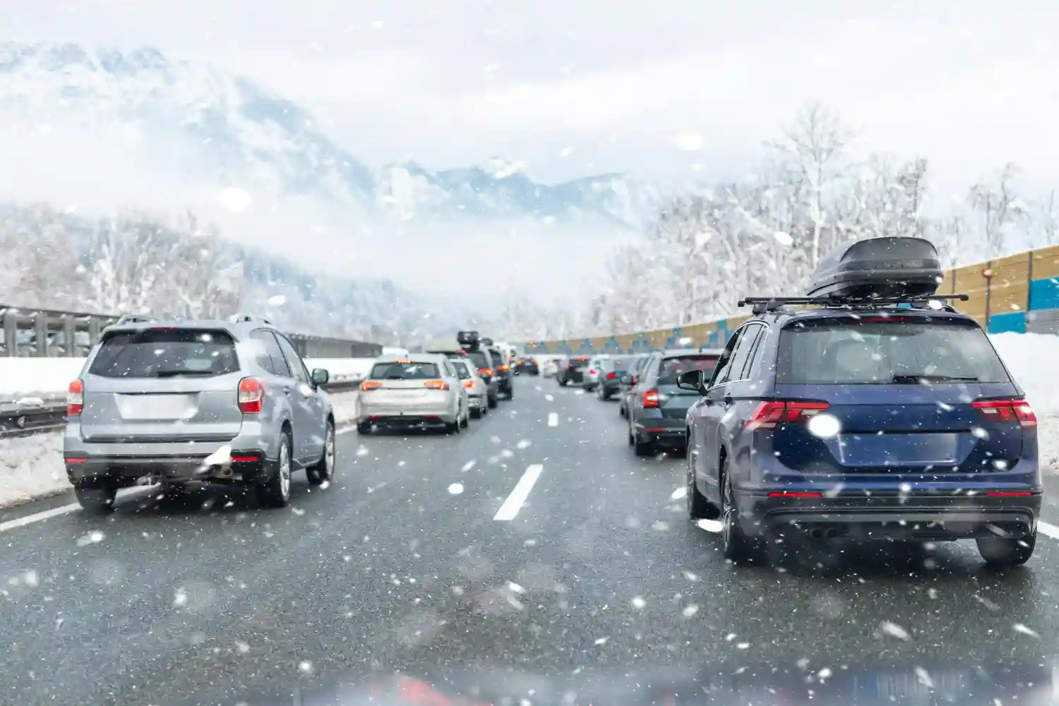 tráfico por la nieve hoy 7 de enero