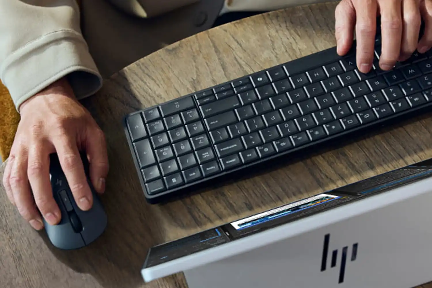 el PC-teclado de HP