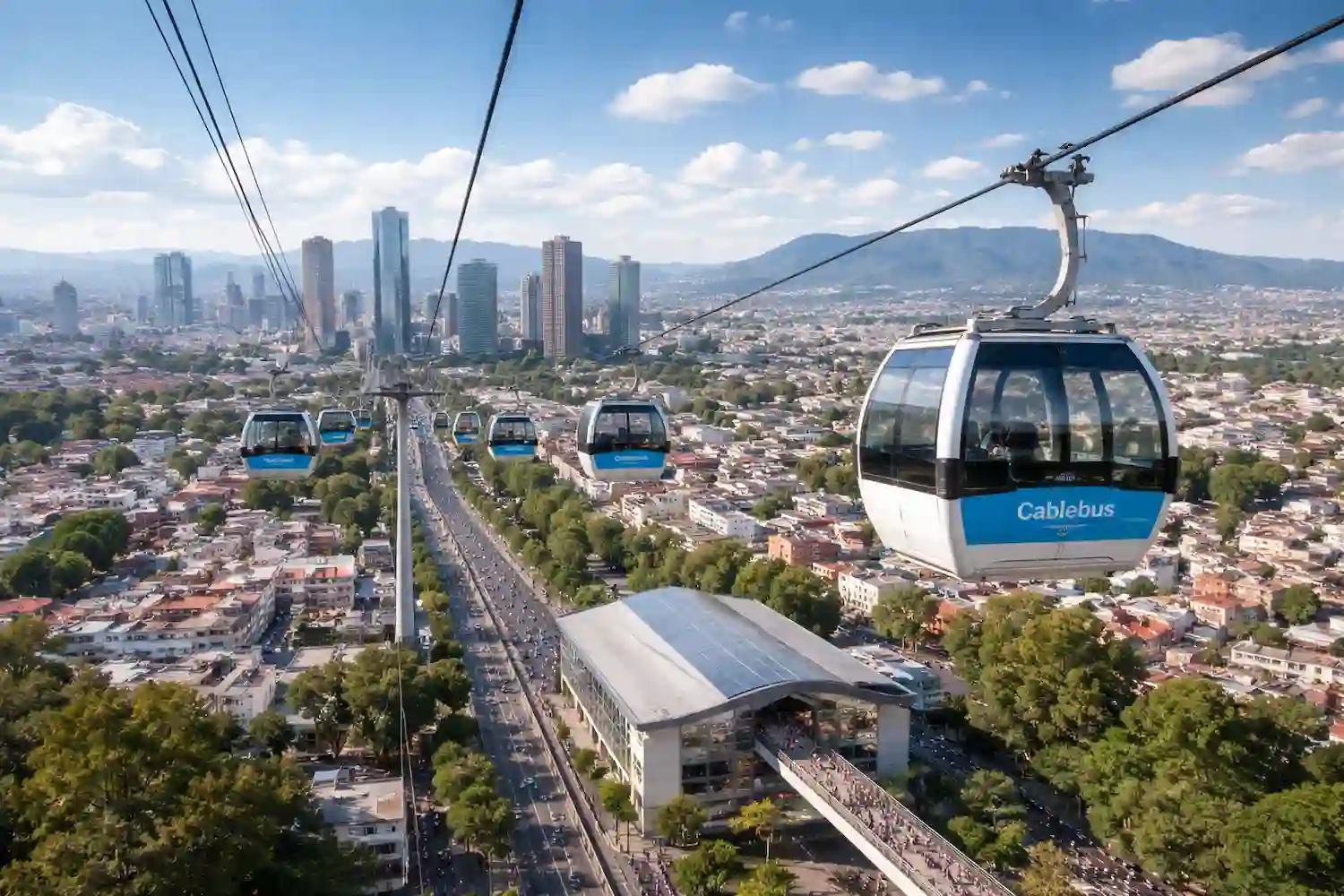 teleférico urbano más largo del mundo en CDMX