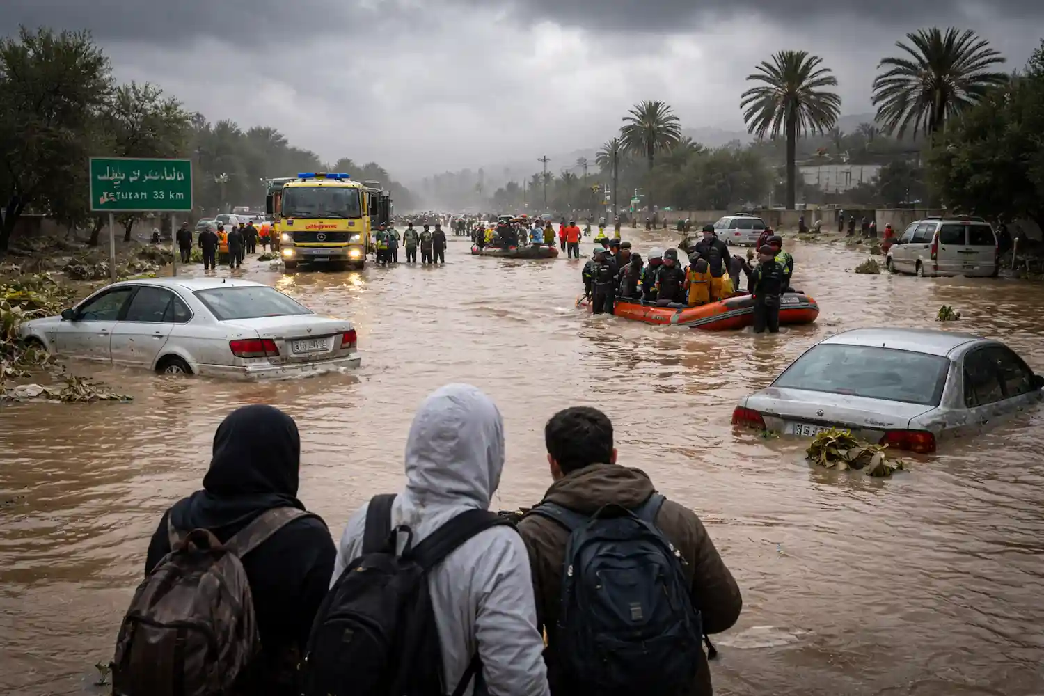 143.000 evacuados por el temporal en Marruecos