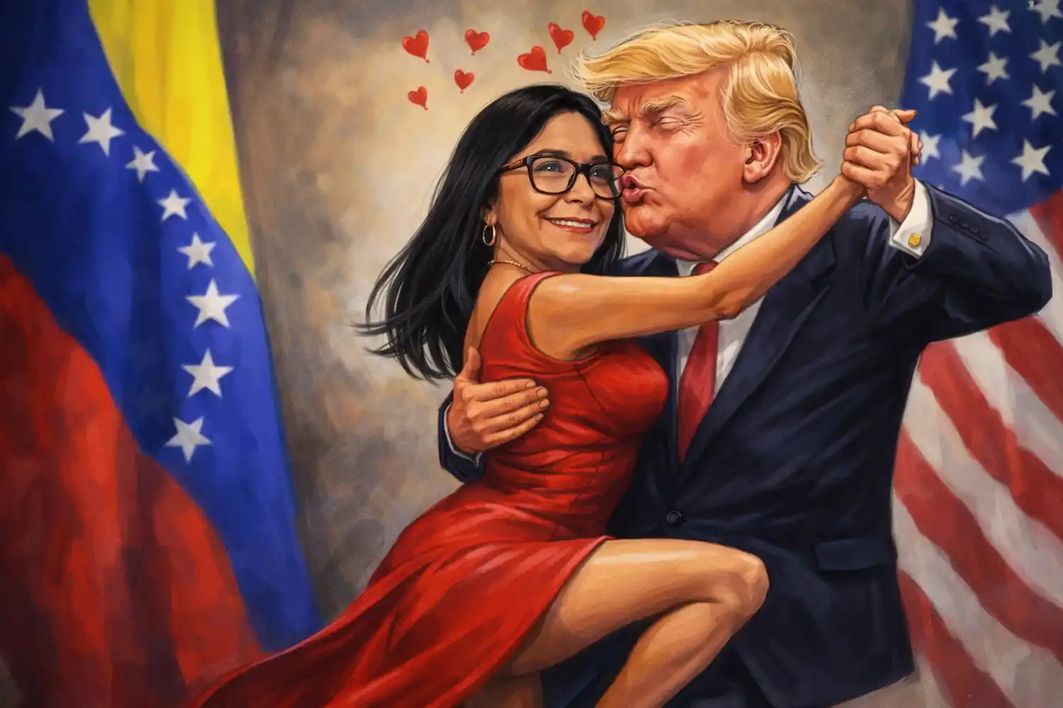 Delcy Rodriguez llama amigo a Trump