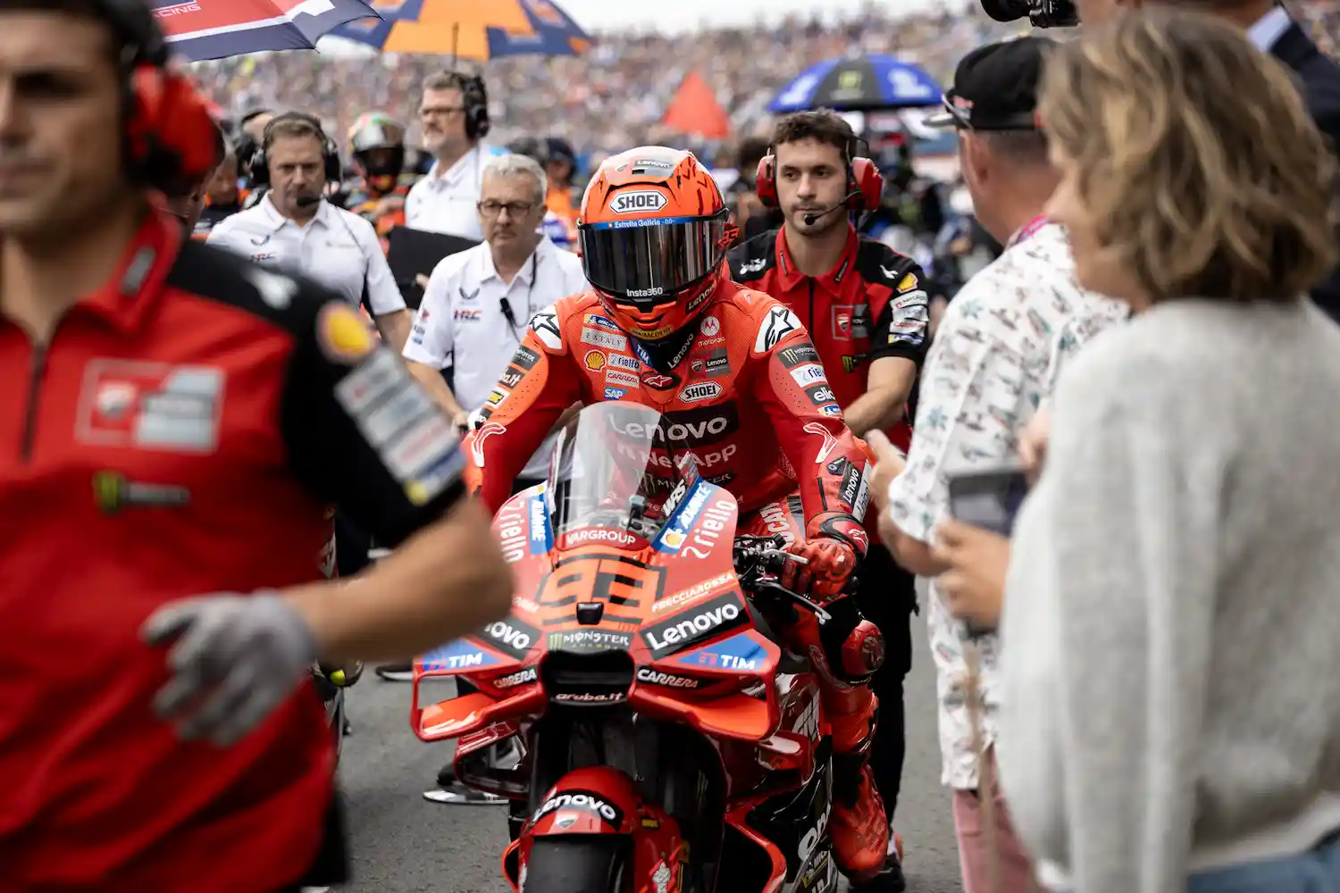 Marc Márquez en la Moto Gp 2025