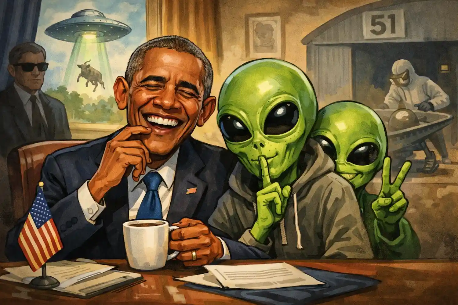 Obama extraterrestres
