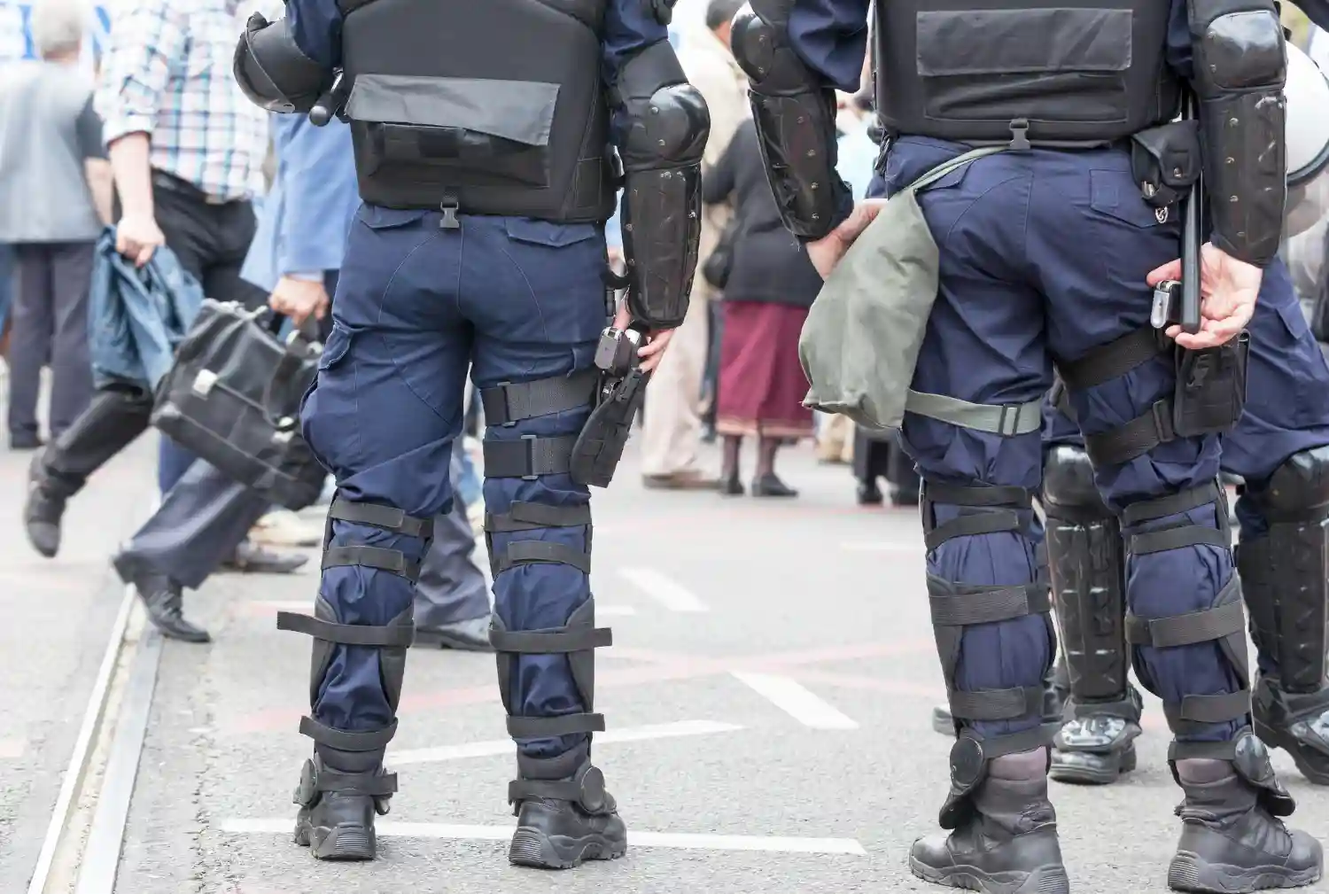 Policía Nacional en la calle