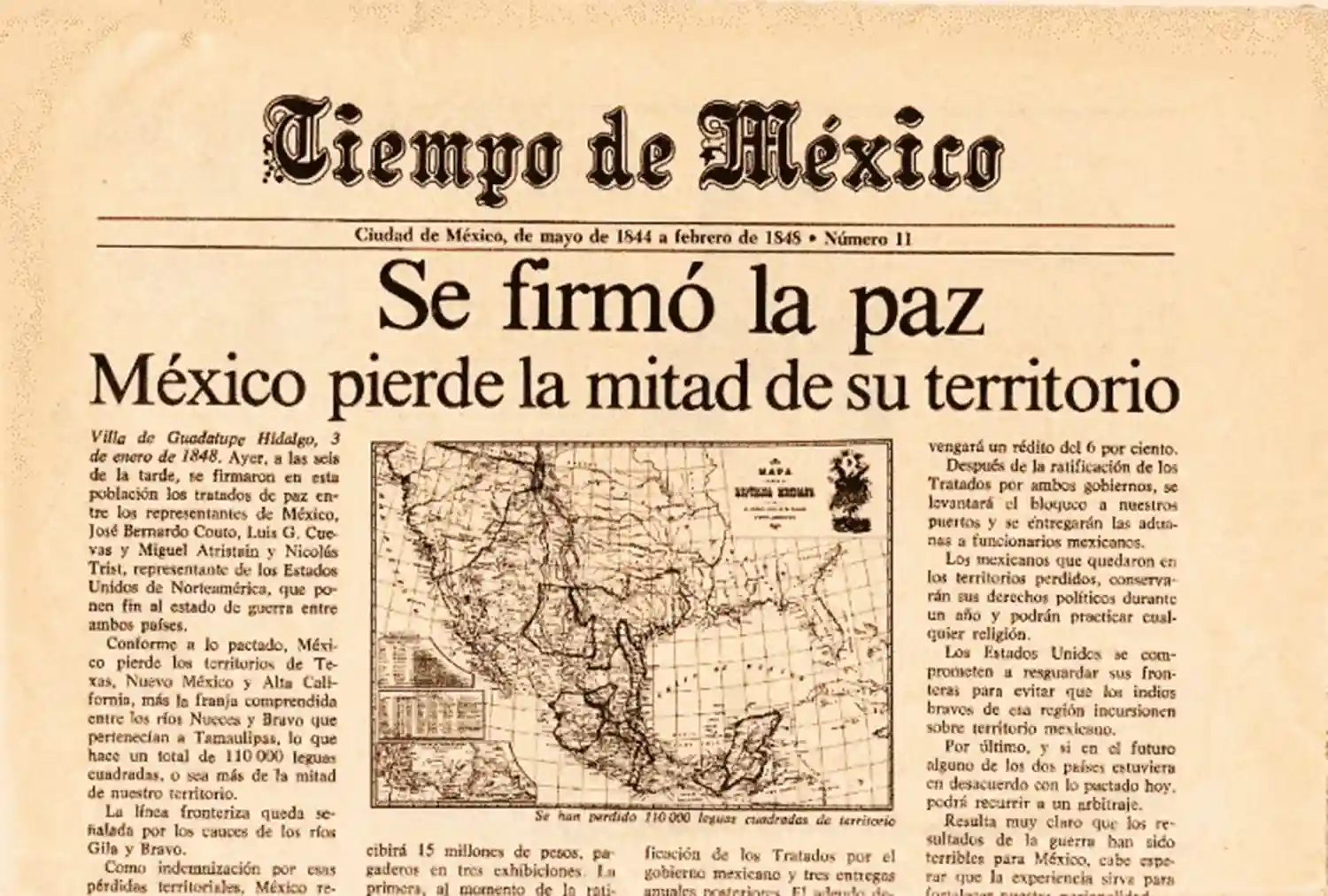 Trump celebra la anexión de 1848 a México