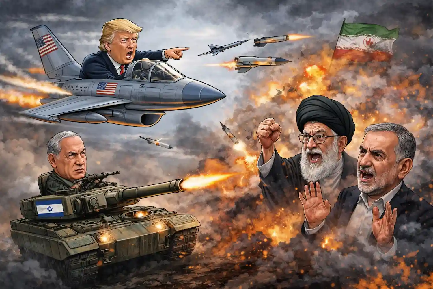 Trump y Putin en guerra contra Irán