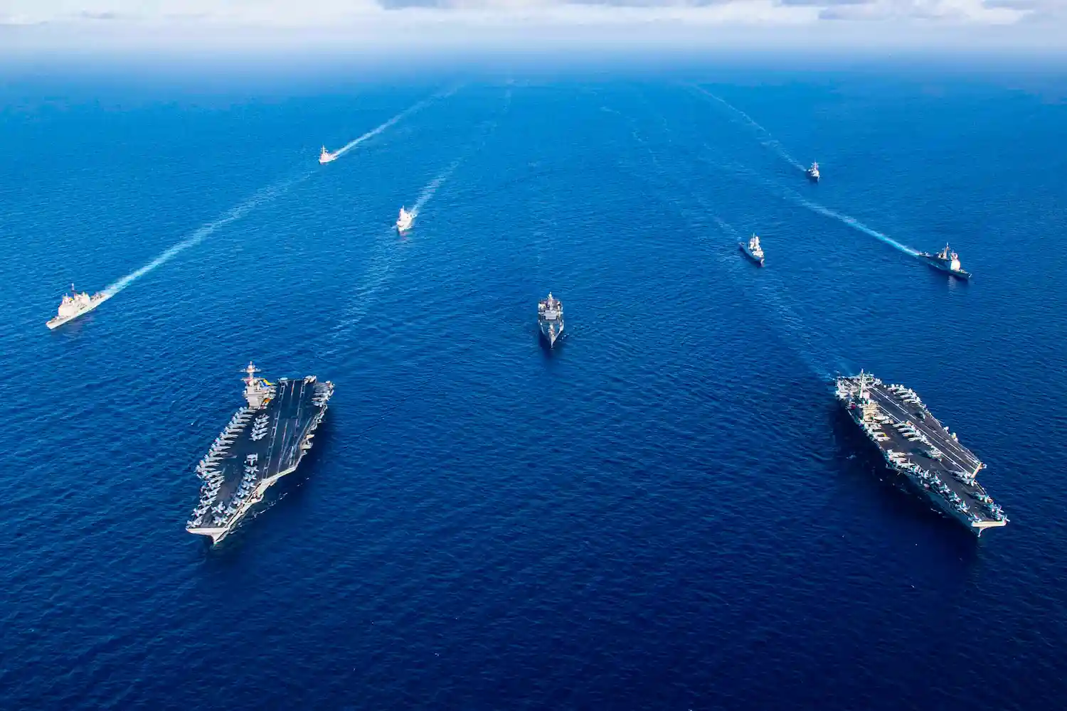 USS Ford como escudo de Israel